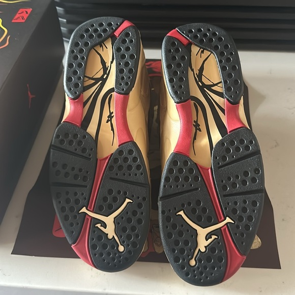 NEW Jordan 8 Retro Rui Hachimura Black Samurai Size 6.5 Equivalent to Women’s 8 - Picture 9 of 16